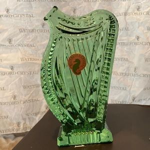 Waterford 5” Green Crystal Harp NWT